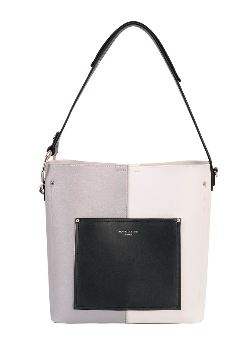 Patch Shoulder Bag - White