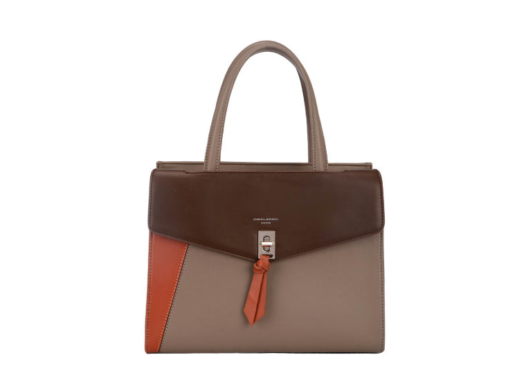 Leather Bag - Taupe