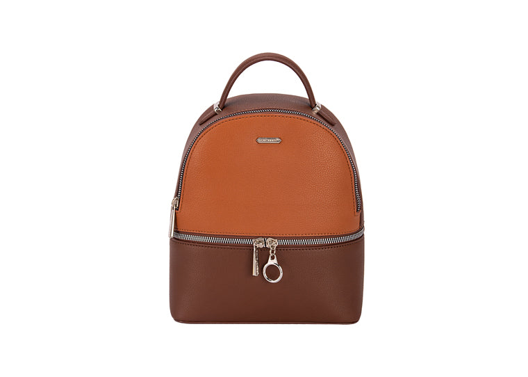 2 Tone Backpack - Cognac