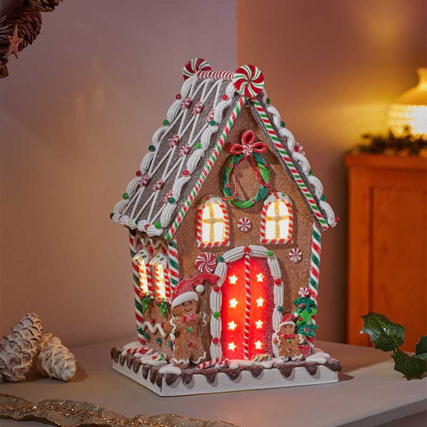 Gingerbread CandyCane Lodge