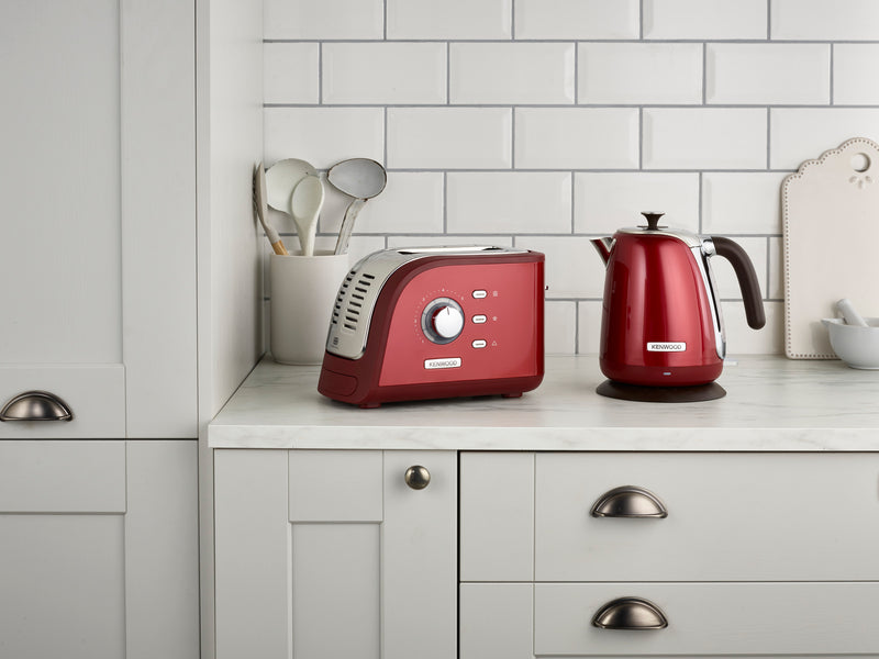 Turbo 2 Slice Toaster Red