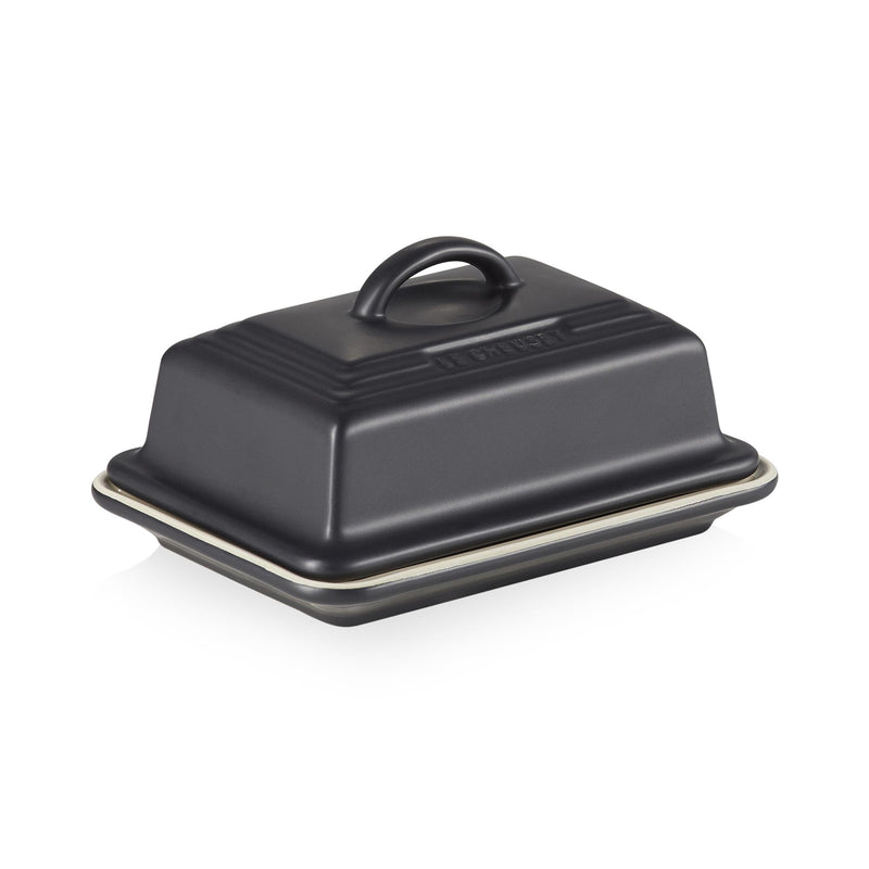 Butter Dish - Satin Black