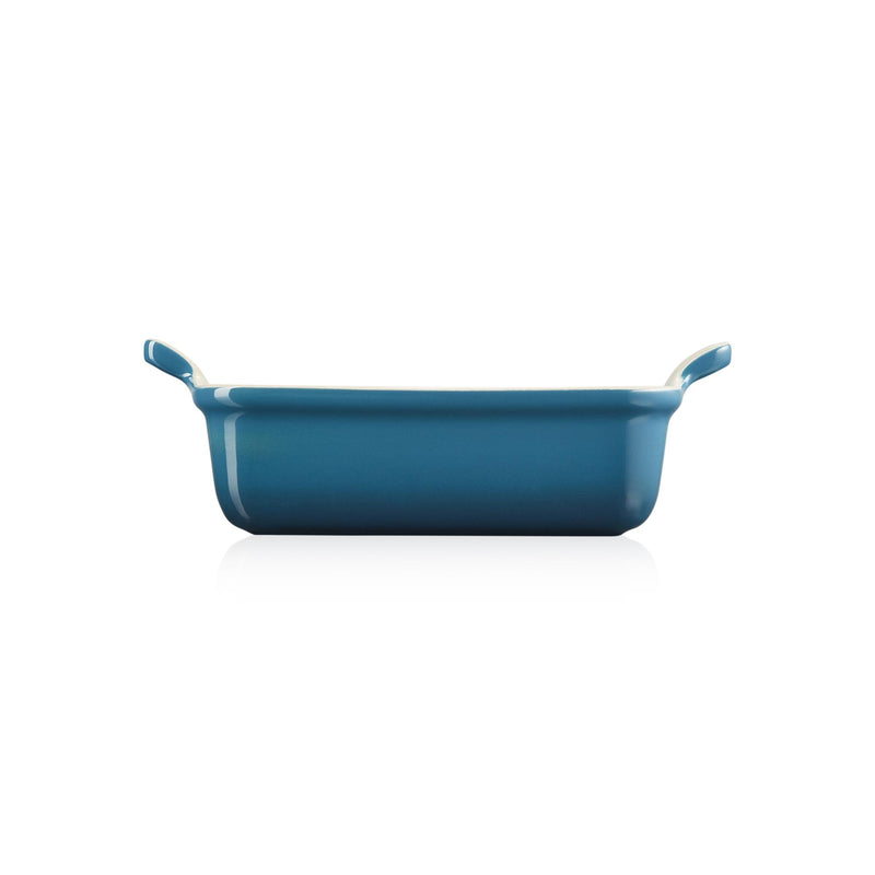 Stoneware Rectangular Dish 32cm - Deep Teal