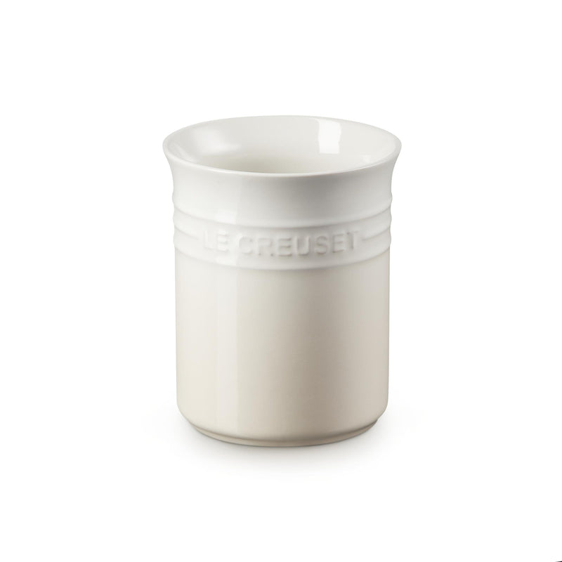Small Stoneware Utensil Jar - Meringue