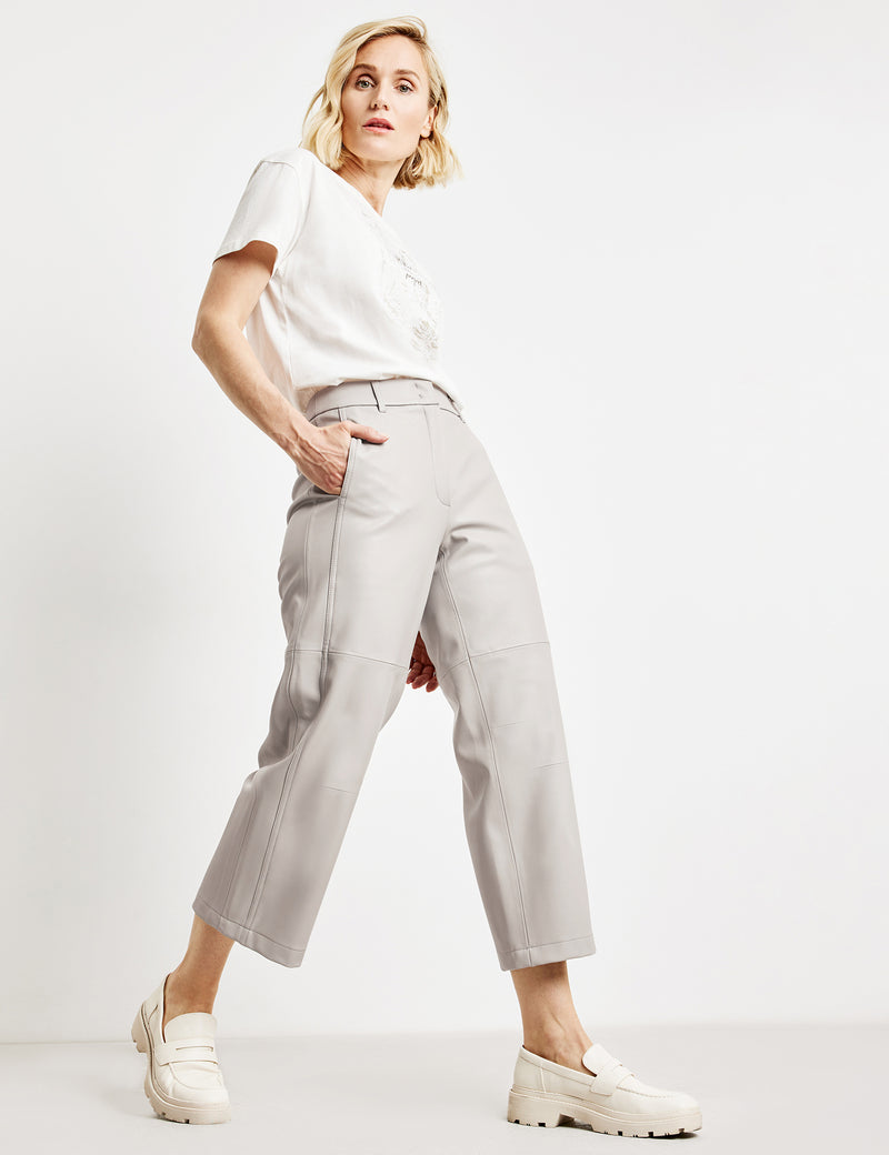 Urban Forest Crop Trouser - Dark Clay