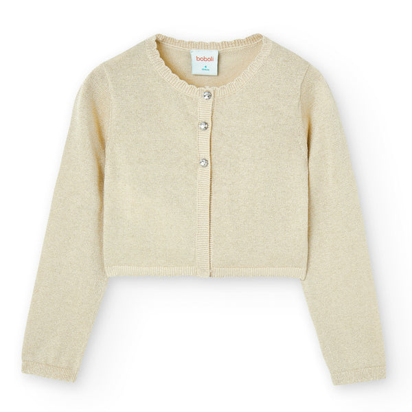 Crop Cardigan - Sand