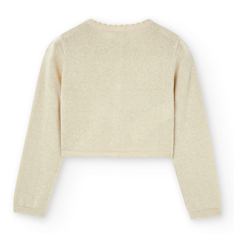 Crop Cardigan - Sand