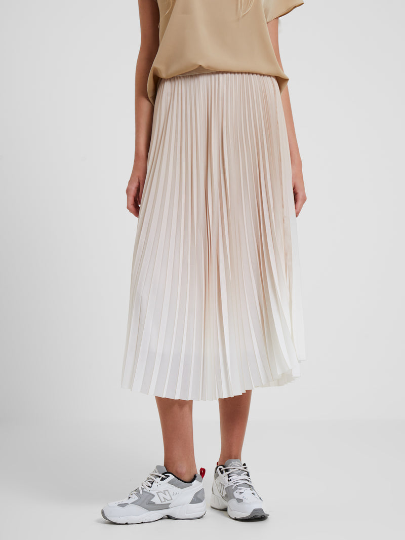 Ombre Sunburst Skirt - Sand/white