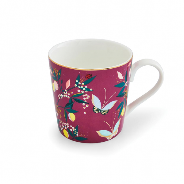 Sarah Miller Orchard Mug Deep Mauve