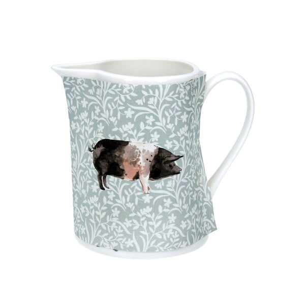 New Bone China Jug With Pig Small