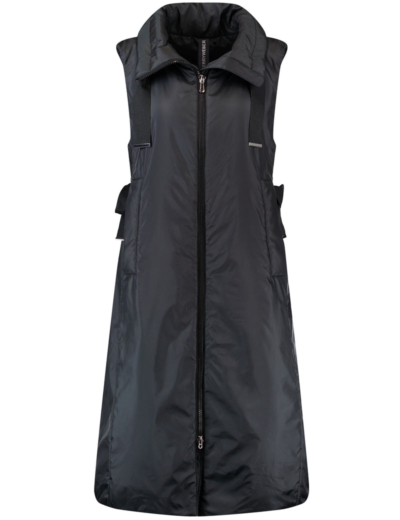 Urban Forest Long Gilet - Deep Petrol