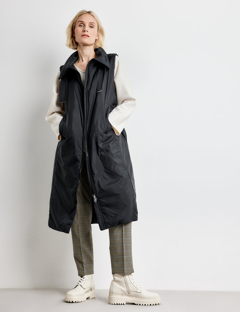 Urban Forest Long Gilet - Deep Petrol