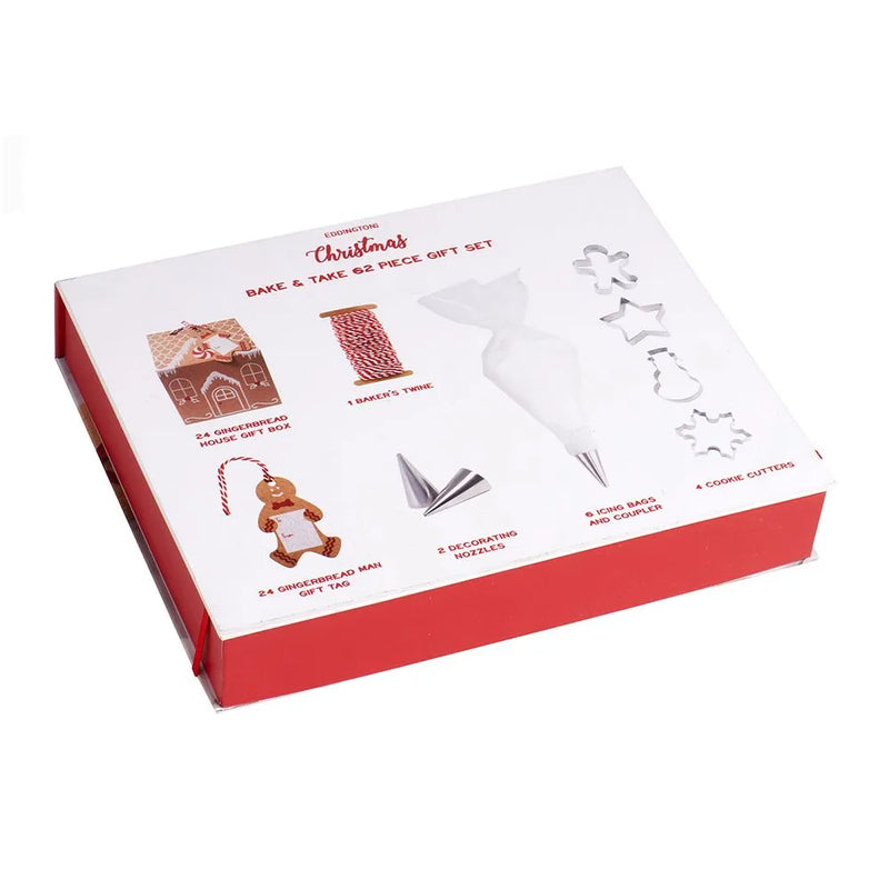 Christmas Bake and Take 62Piece Gift Box Set