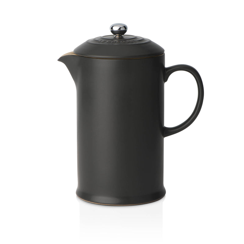 Cafetiere with Metal Press - Satin Black