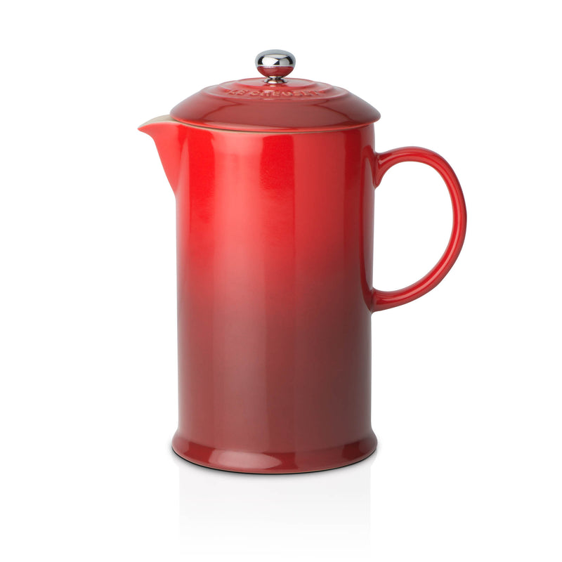 Cafetiere with Metal Press - Cerise