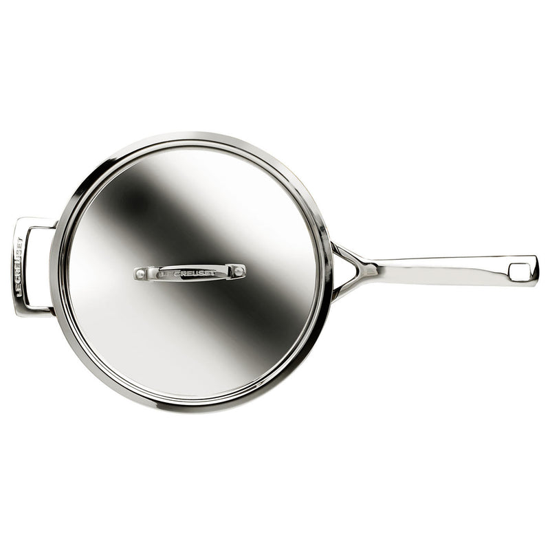 3-Ply 24cm Non-Stick Chefs Pan with Lid