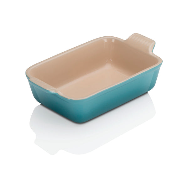 Stoneware Rectangular Dish 19cm - Teal