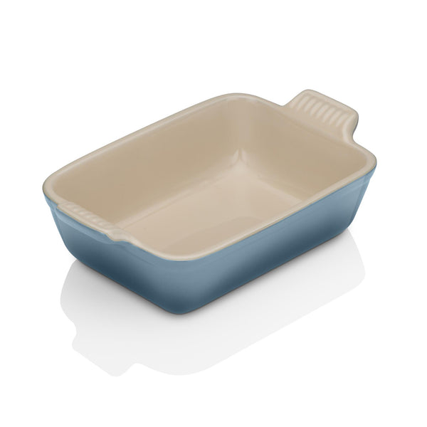 Stoneware Rectangular Dish 19cm - Deep Teal