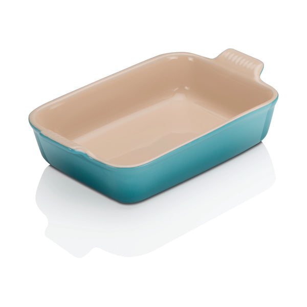 Stoneware Rectangular Dish 32cm - Teal