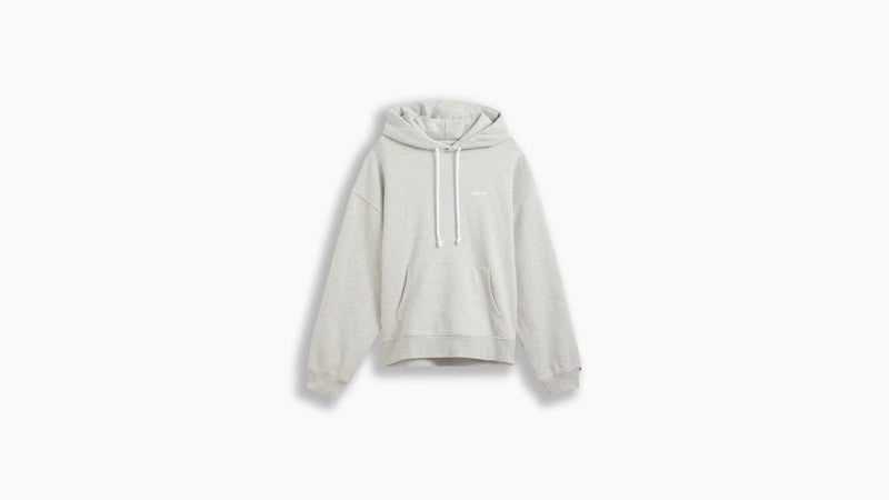 Red Tab Hoodie - Mist Heather