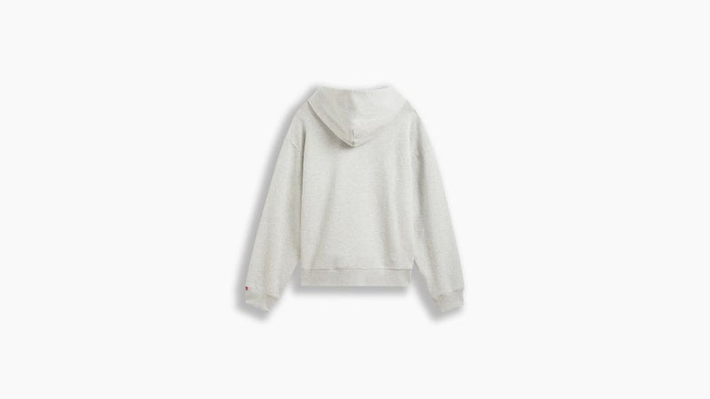 Red Tab Hoodie - Mist Heather