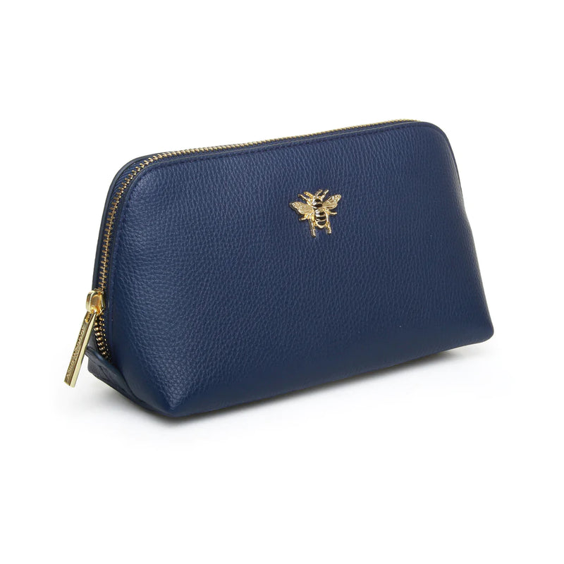 Small Beauty Case Makeup Bag - Navy