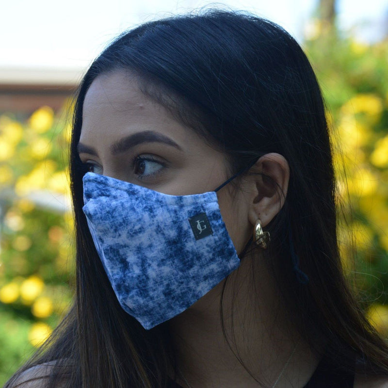 Face Mask Bleached Denim - Bleach Denim