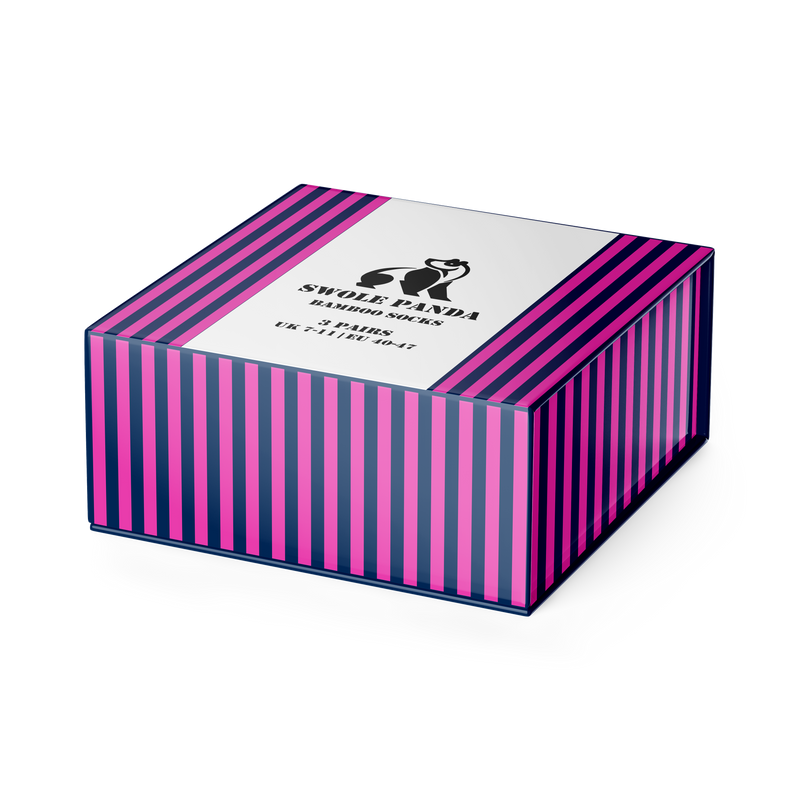 3 Pairs Stripe Gift Box