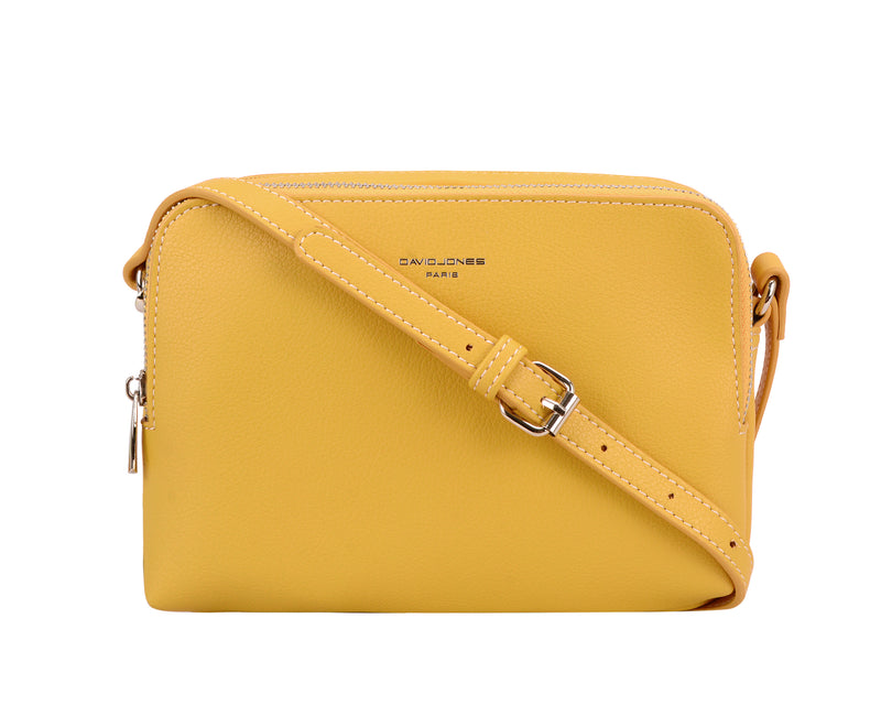 Crossbody Handbag - Faint Yellow