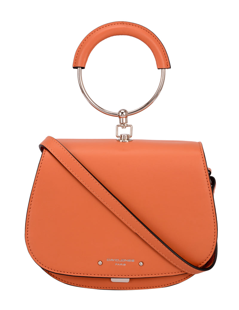 Flapover Handbag - Coral