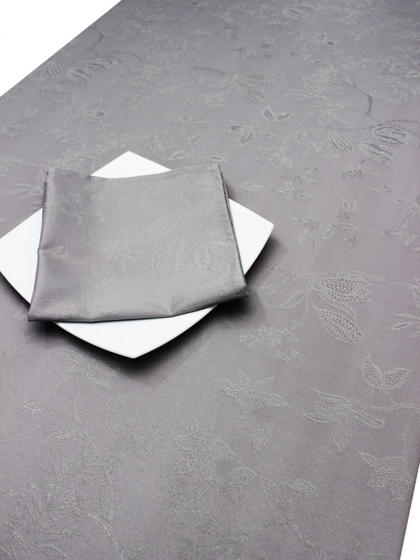 Christabel Tablecloth 59"x118" - Grey