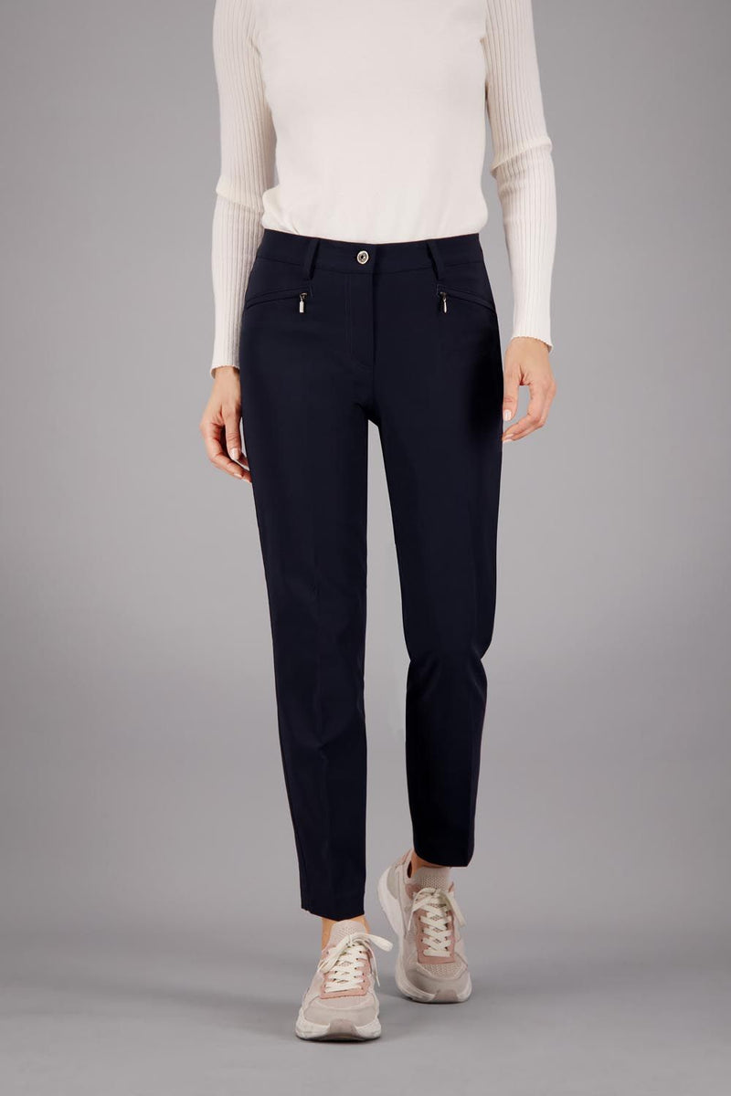 Dina Straight Trouser - Navy