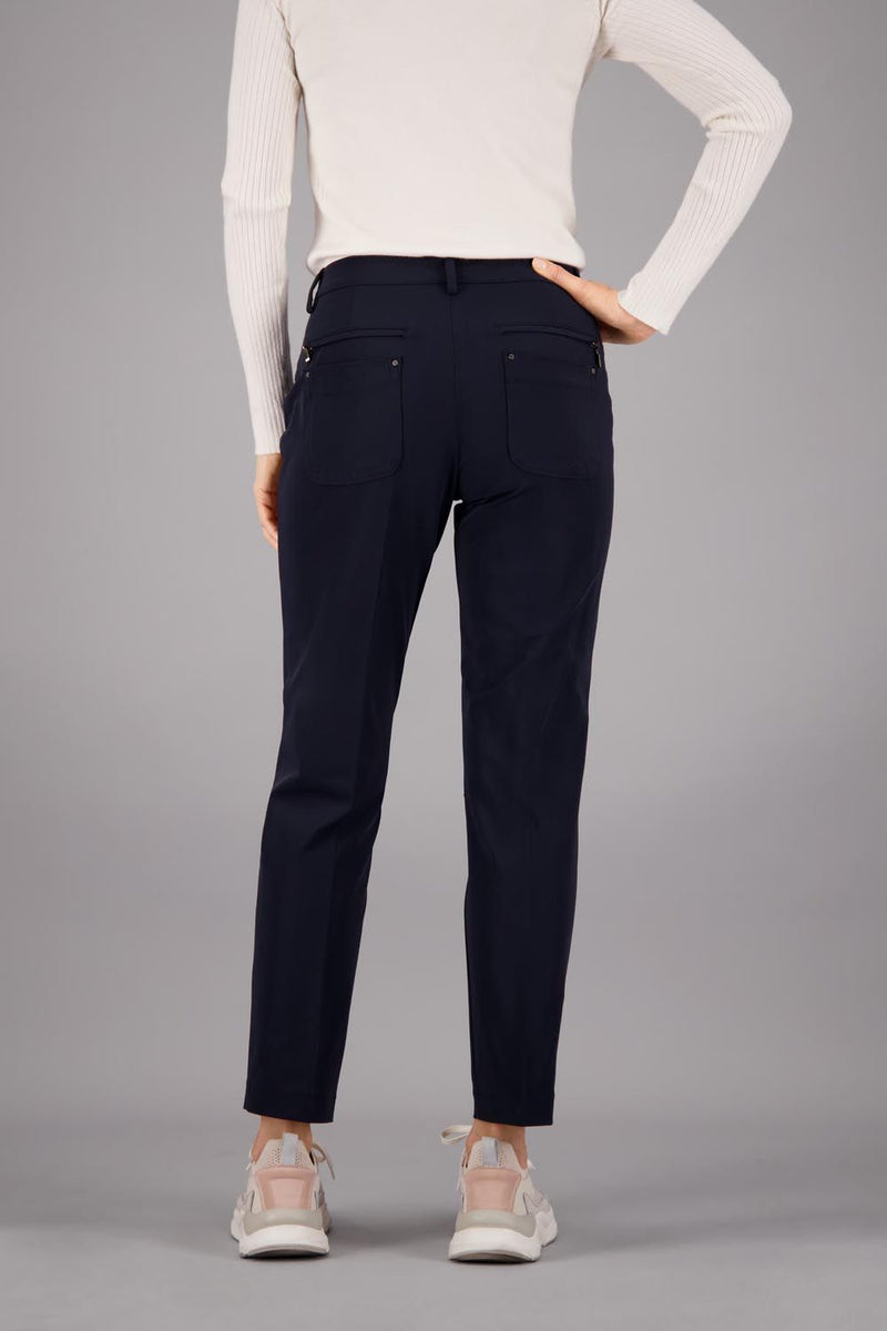 Dina Straight Trouser - Navy