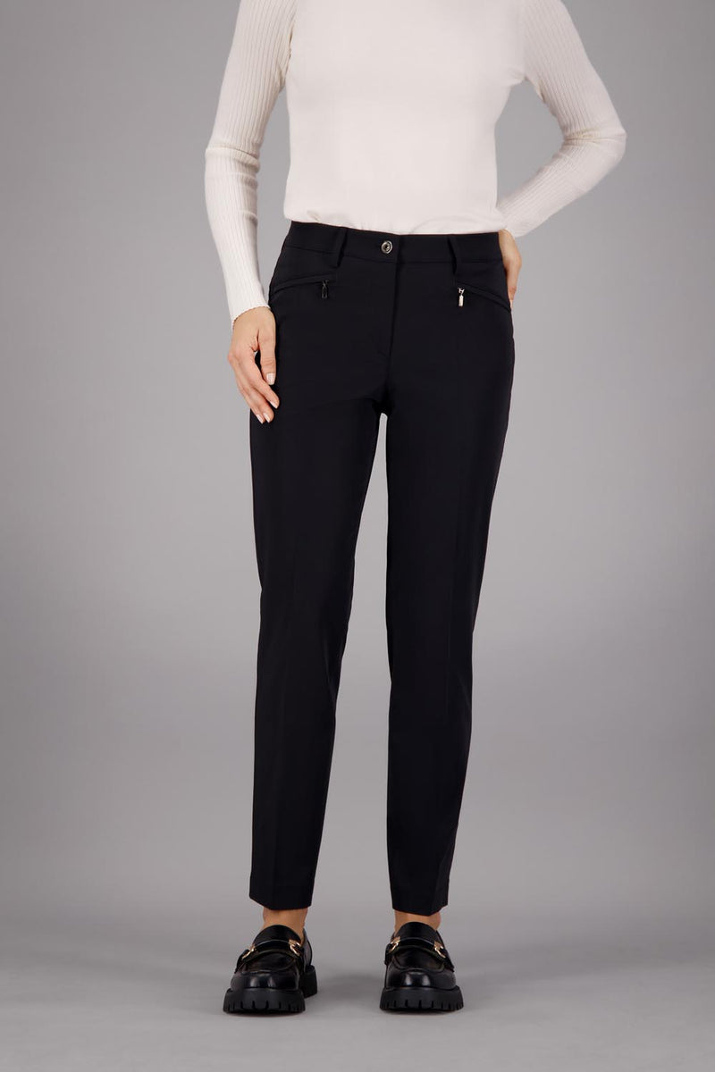 Dina Straight Trouser - Black