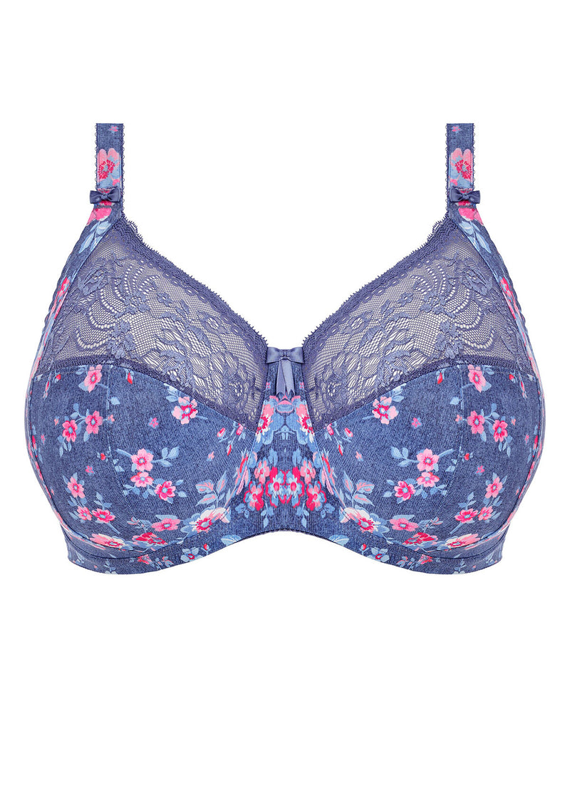 Morgan Underwire Bra - Denim Floral