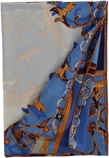 Silk Scarf - Royal Blue