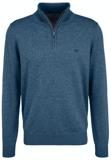 Troyer Zip Jumper - Dolphin