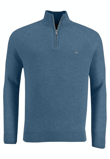 Troyer Zip Jumper - Dolphin