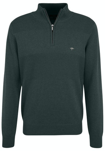 Troyer Zip Jumper - Emerald