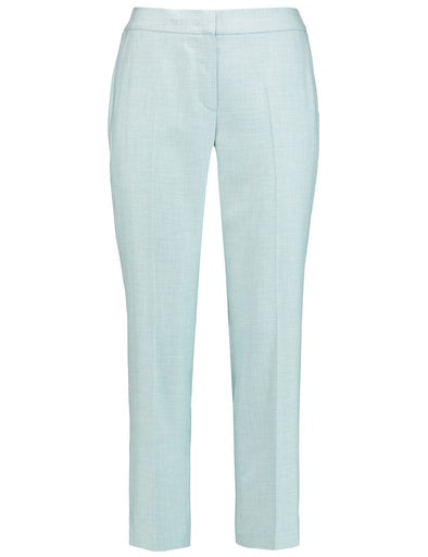 Summer Splash Crop Trouser - Aqua