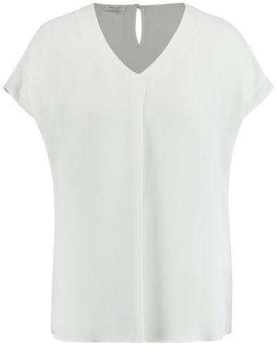 Desert Sun Short Sleeve Blouse - Off White