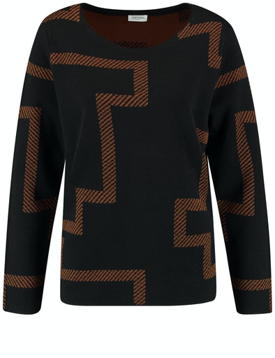 Inspiring Neo Tradition Pullover - Black/hazelnut