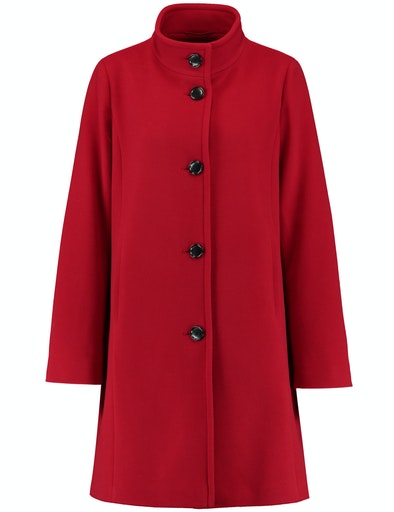 Wool Coat - Fire