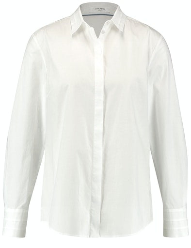 Plain Blouse - White/white