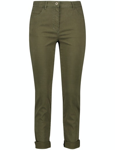 Inspiring Botanicals Crop Trouser - Olive