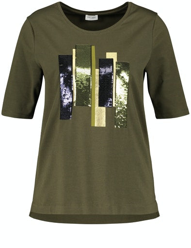 Inspiring Botanicals Short Sleeve T-Shirt - Olive