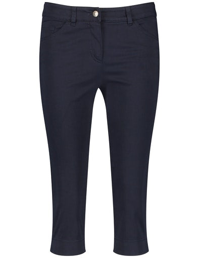 Crop Trouser - Navy