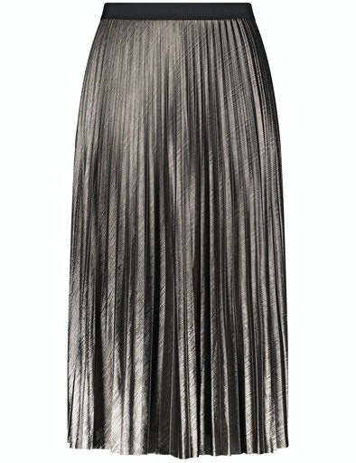 Inspiring Soft Power Skirt - Black/silver/taupe