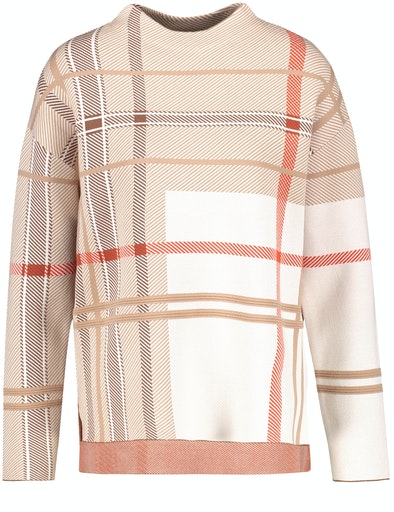 Inspiring Cosy Up Pullover - Camel/pumpkin/black