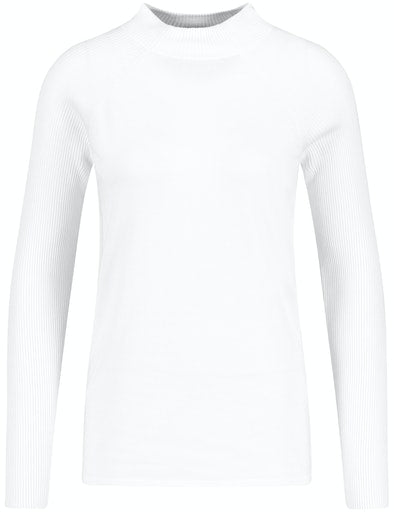 Turtle Neck Jumper - Off White